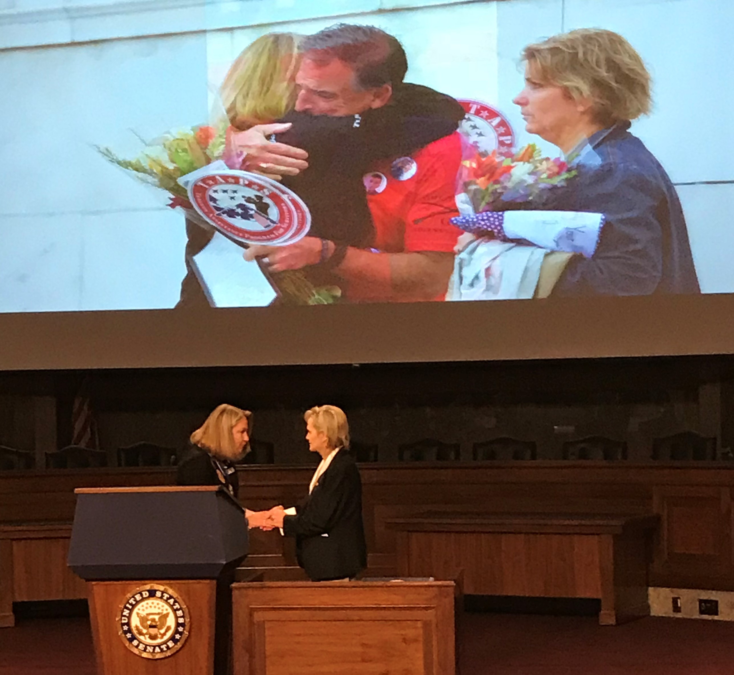 Senator Hyde-Smith commemorates Gold Star Families Remembrance Week with families gathered by the Tragedy Assistance Program for Survivors (TAPS) organization