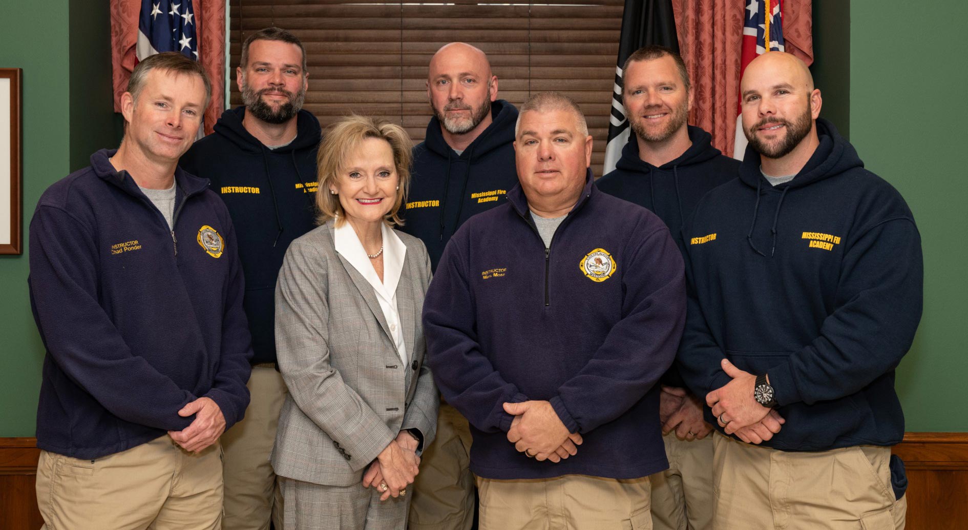 Senator Hyde-Smith commends members of the Mississippi Fire Academy