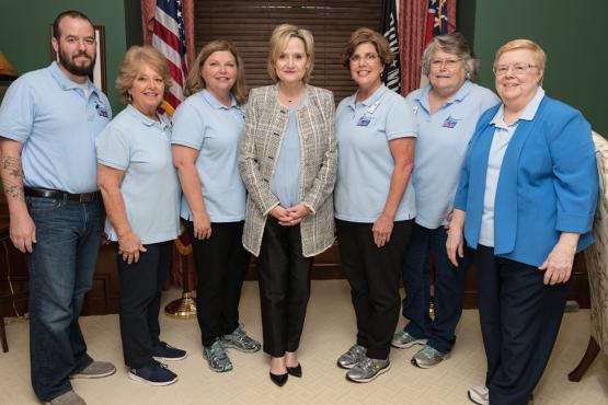 Senator Hyde-Smith salutes Mississippi delegates in D.C. with the American Cancer Society Action Network